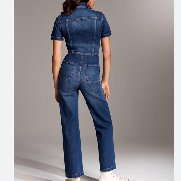 Aritzia Denim Forum The Francoise Jumpsuit, Size XSmall. - Picture 9 of 11